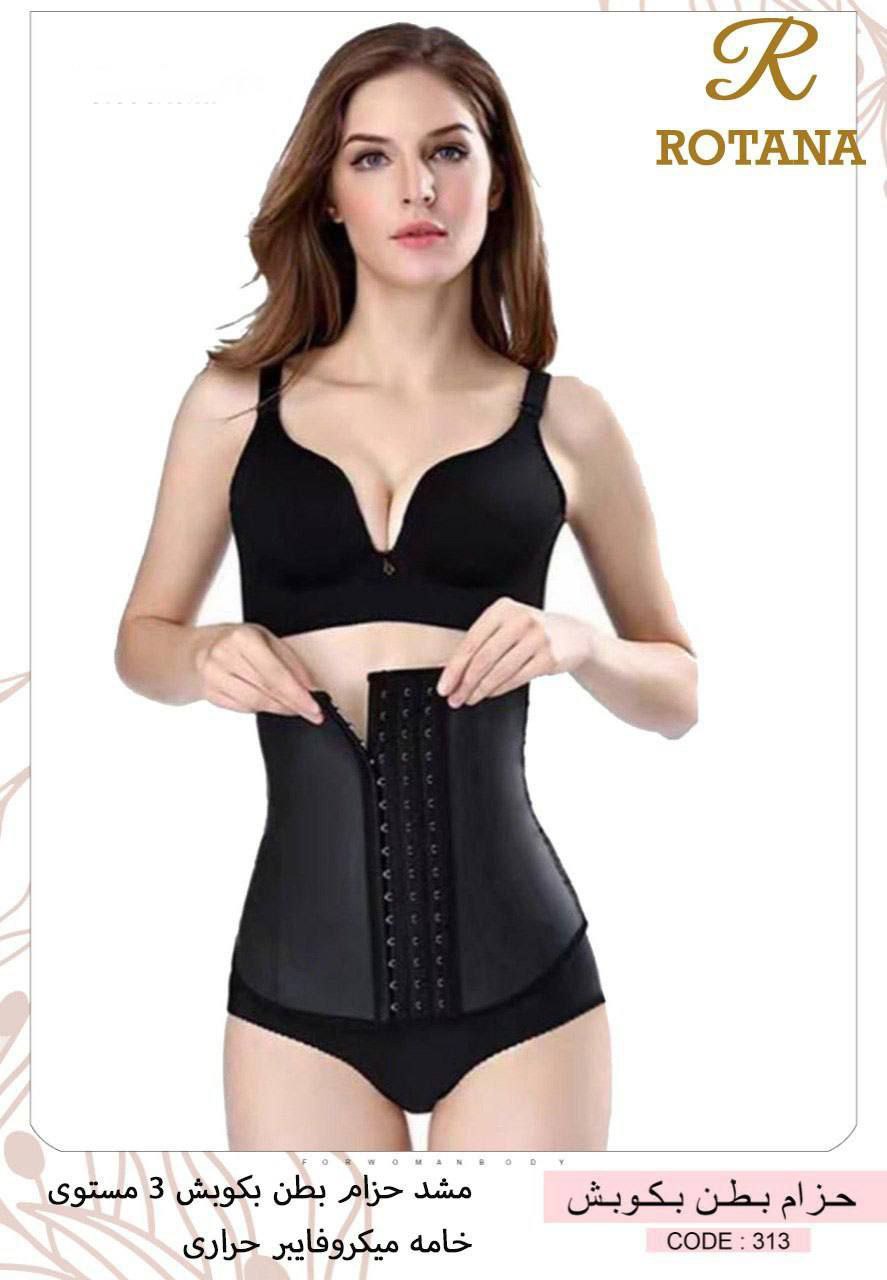 مشد حزام بطن بكبش و3 مستويات خامه مايكرو فاييبر