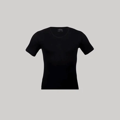 نص كم قطن ستريتش اولاد ابيض