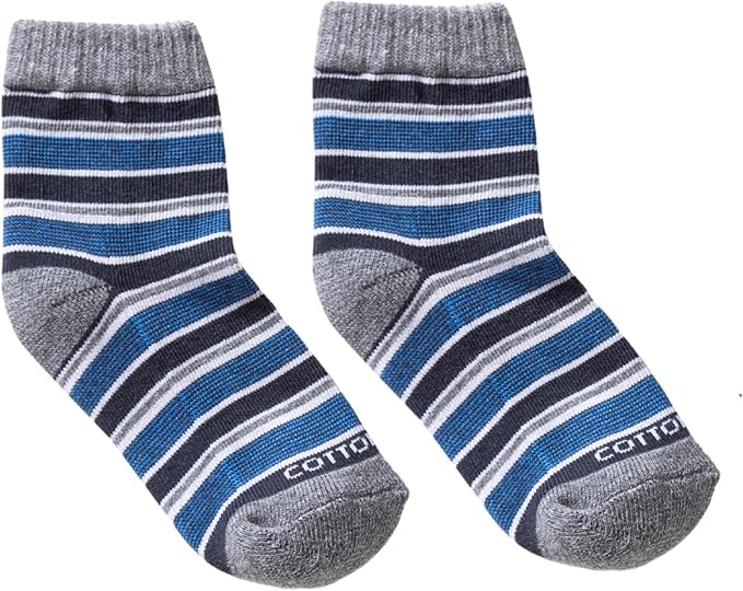 شرابات من القطن بنصف فوطة للأطفال من قطونيل، مجموعة من 3 قطع