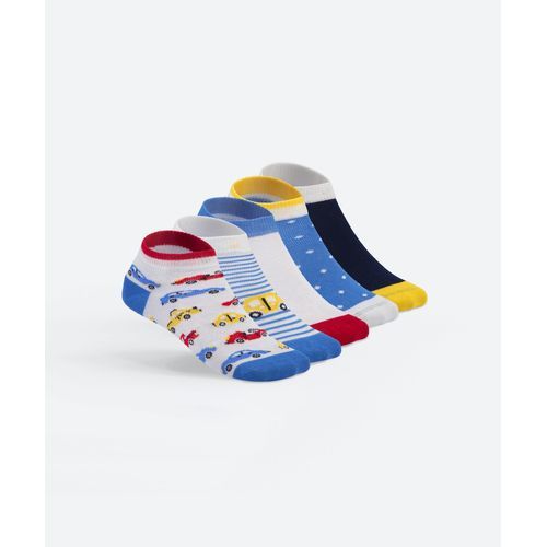 Solo سولو - مجموعة من - (5) قطع - شرابات قصيرة ناعمة - للاطفال