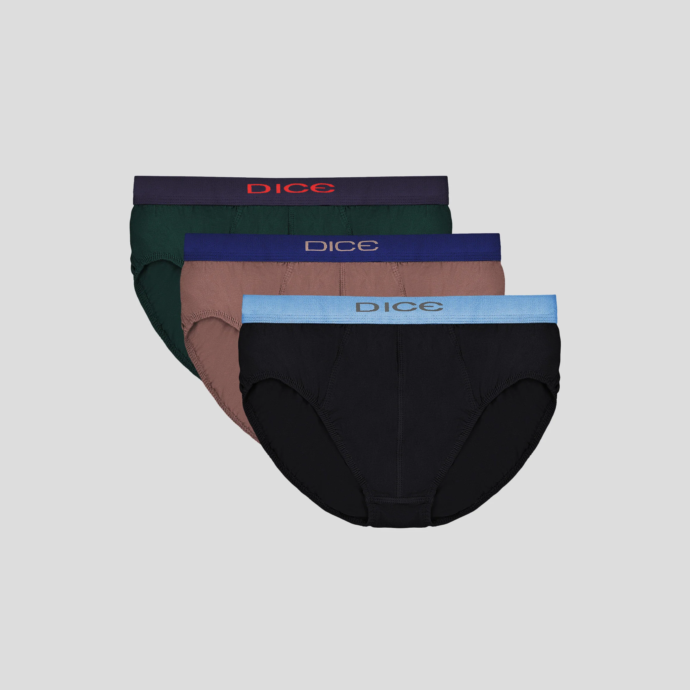 بيكيني رجالي سادة 3 قطع قطن