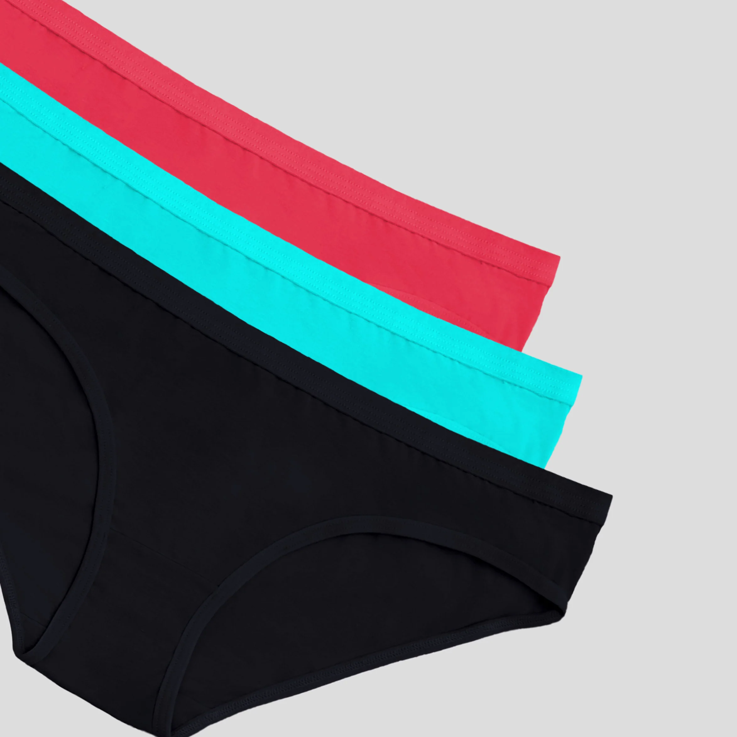 بانتي بيكيني حريمي سادة 3 قطع قطن مريح