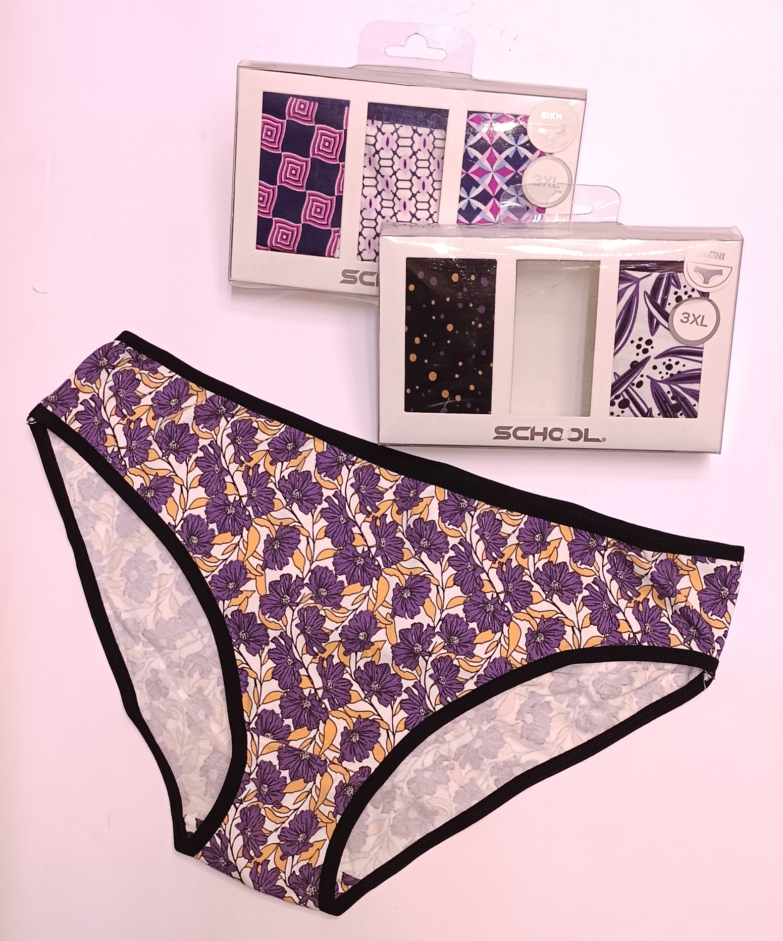 بانتي بيكيني حريمي قطن - 3 قطع