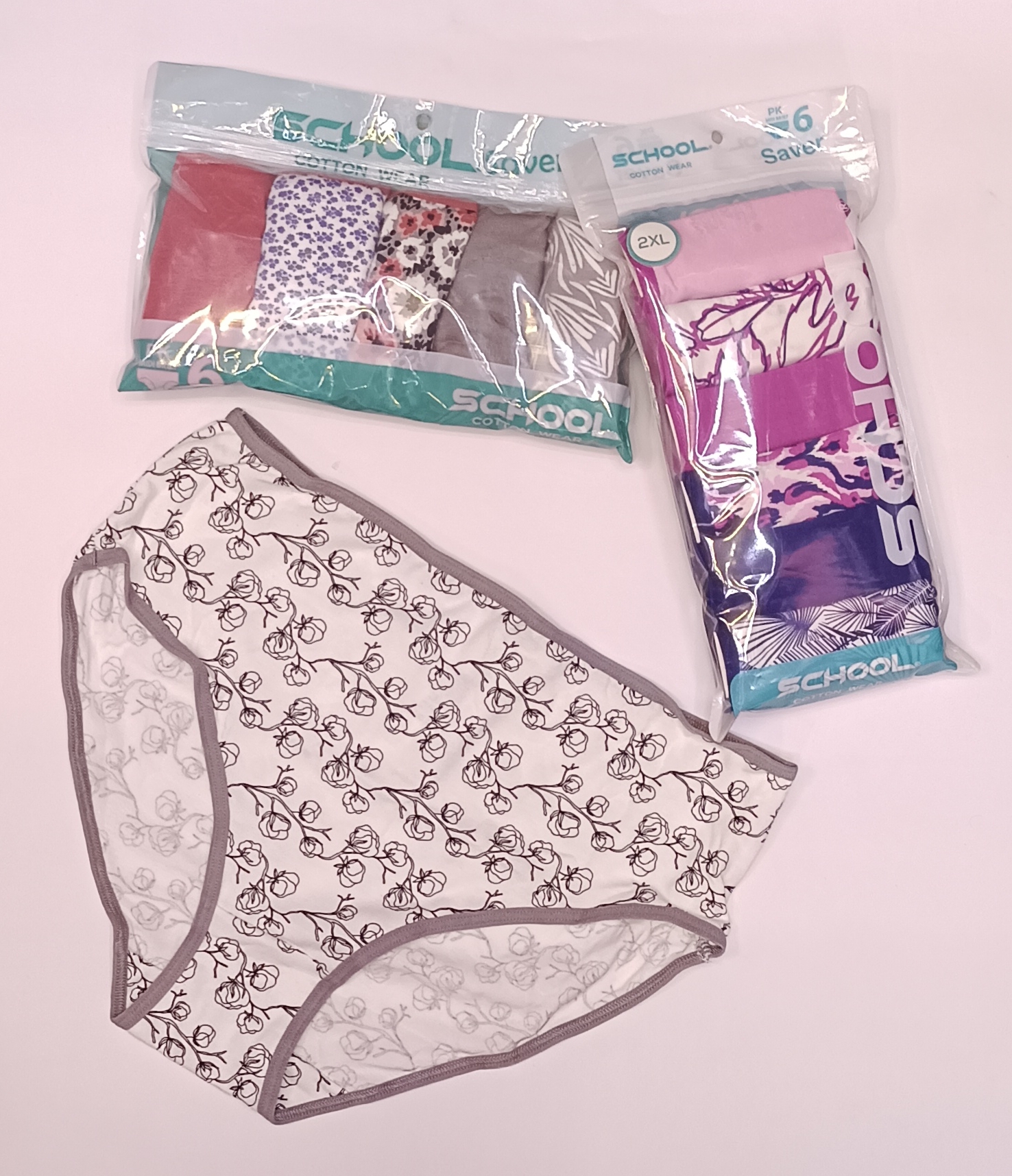 عرض توفير: بانتي بيكيني حريمي قطن - 3 قطع