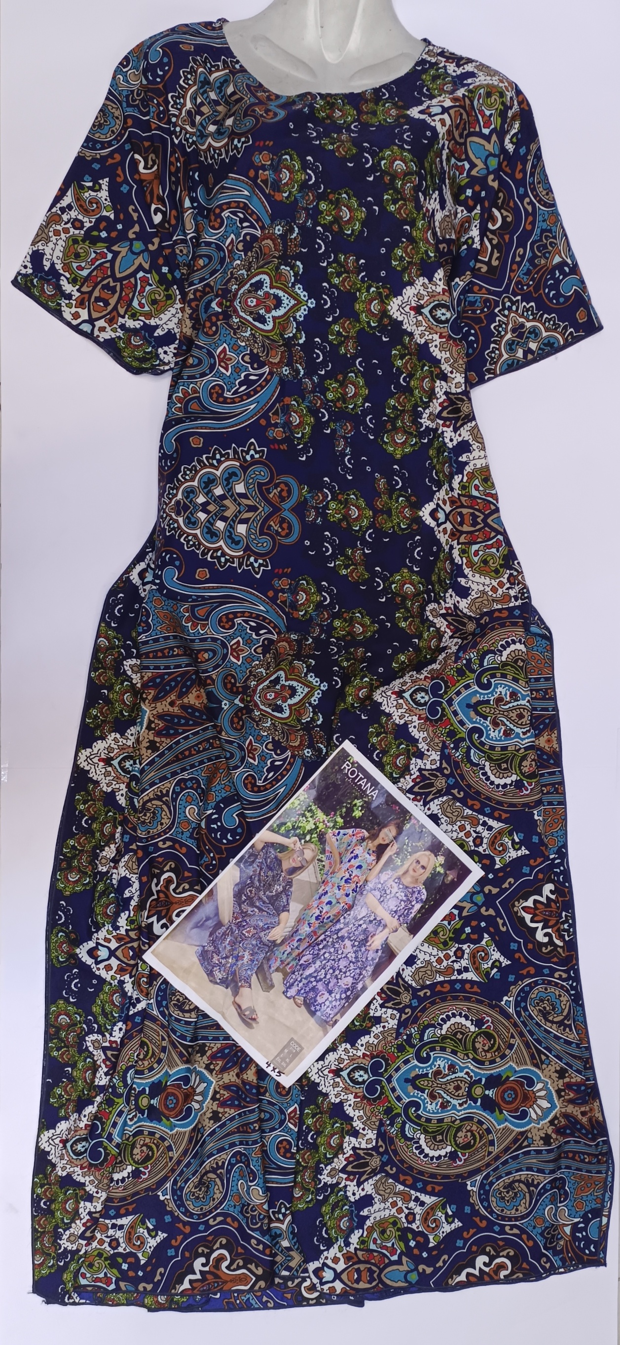 فستان منزلي قطن فسكوز - راحة وأناقة يومية