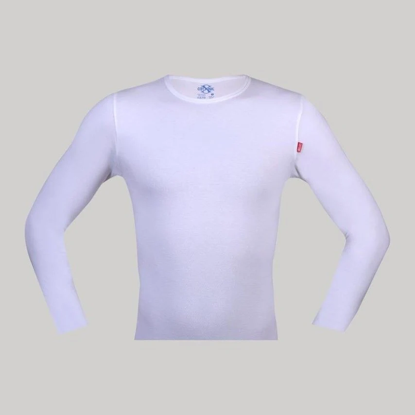 فانلة داخلية رجالي قطن استرتش - كم طويل