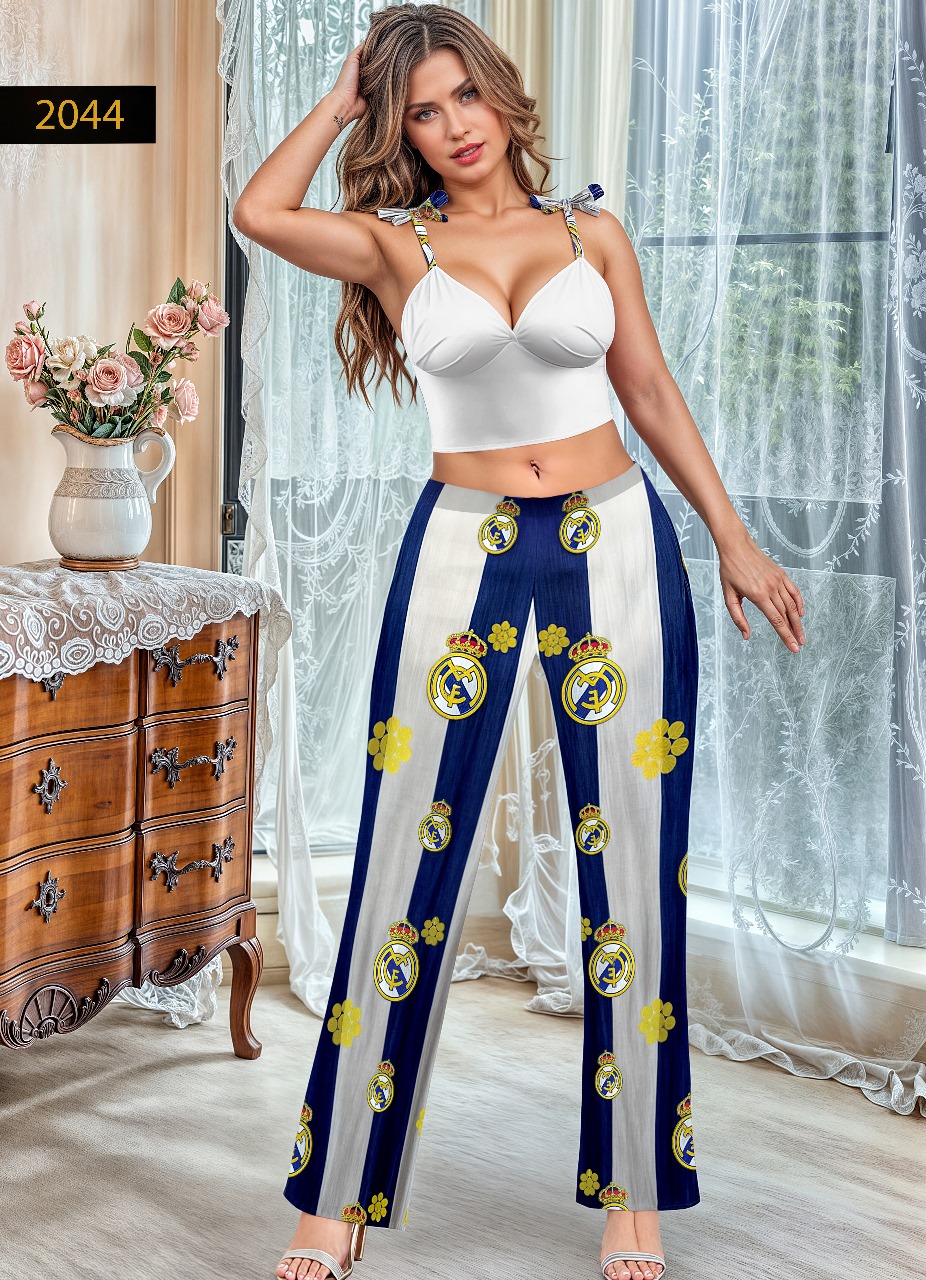 بيجامه ريال وبرشله مع كب زبده